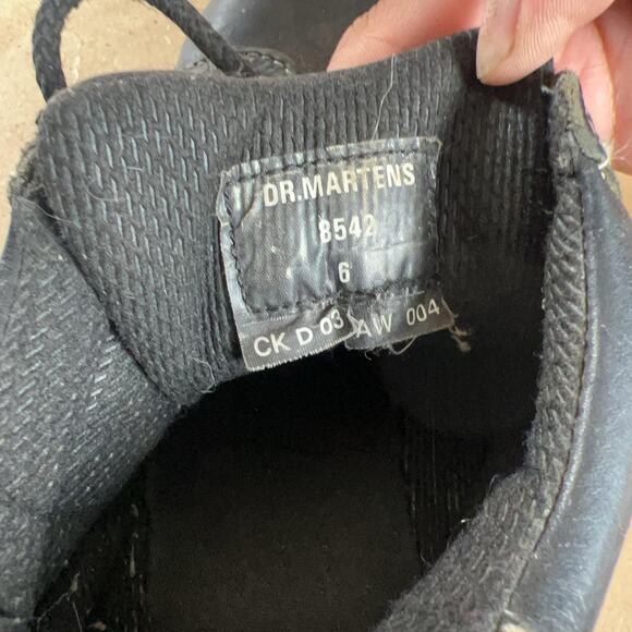 Dr. Martens Shoes Mens Size 7 Black Derby Leather Lace Up 1460 Slip Resistant main image 4